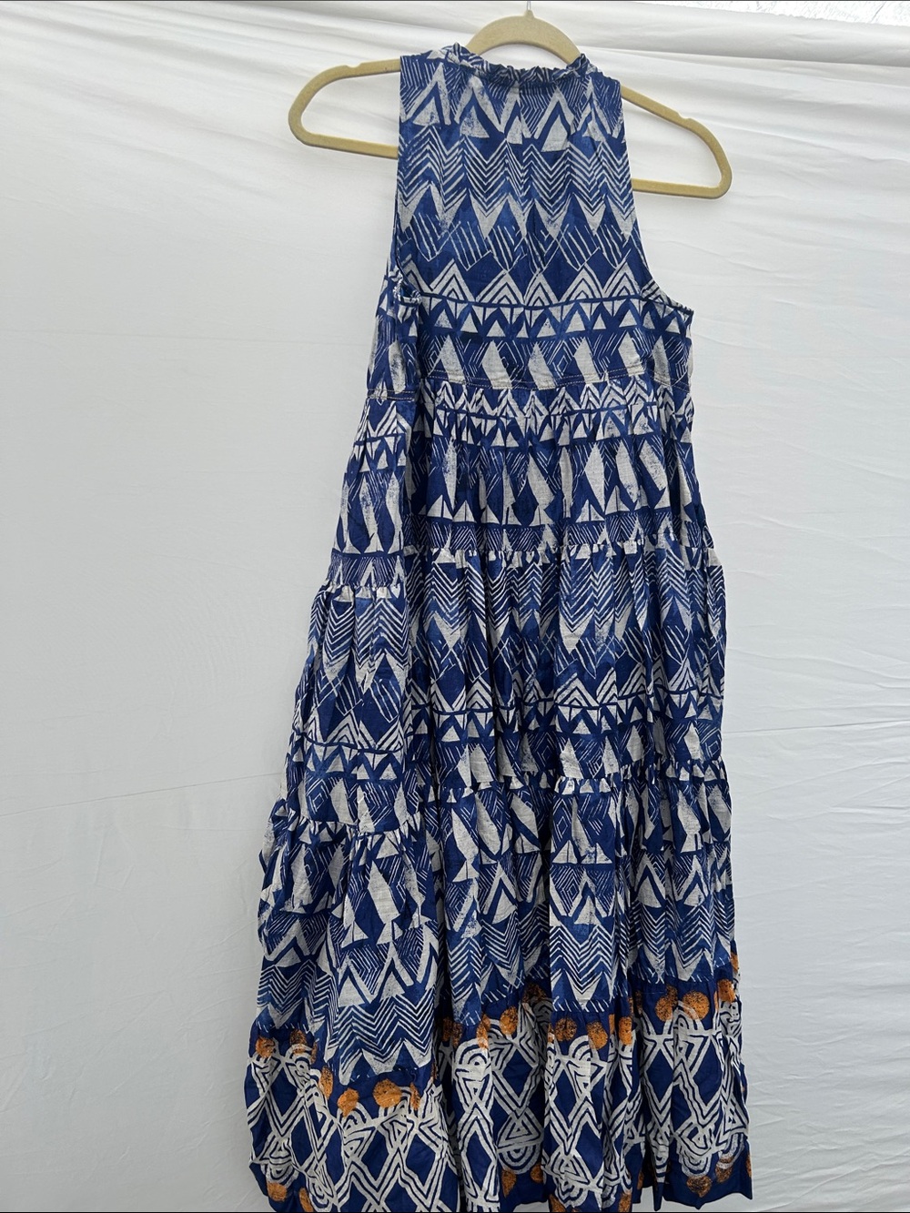 Anthropologie Tiered Abstract Maxi dress - Picture 7 of 7